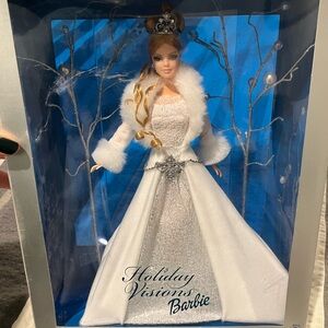 Barbie Holiday Visions Doll in Sparkling White and Gold
